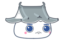 宇和島城のもちキャライラスト